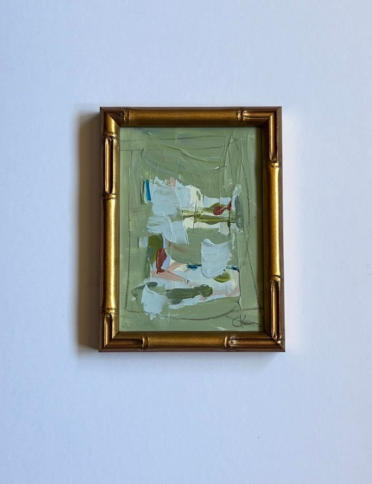 Framed Petite Bamboo I