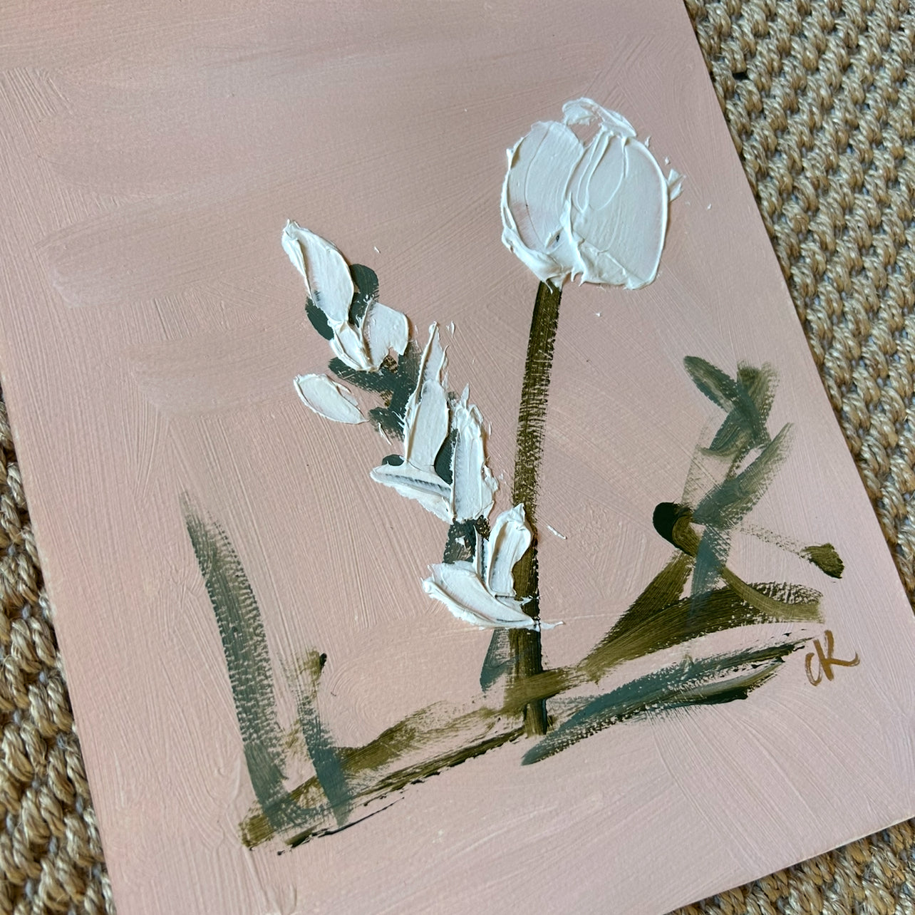 9x12 Abstract Botanical III
