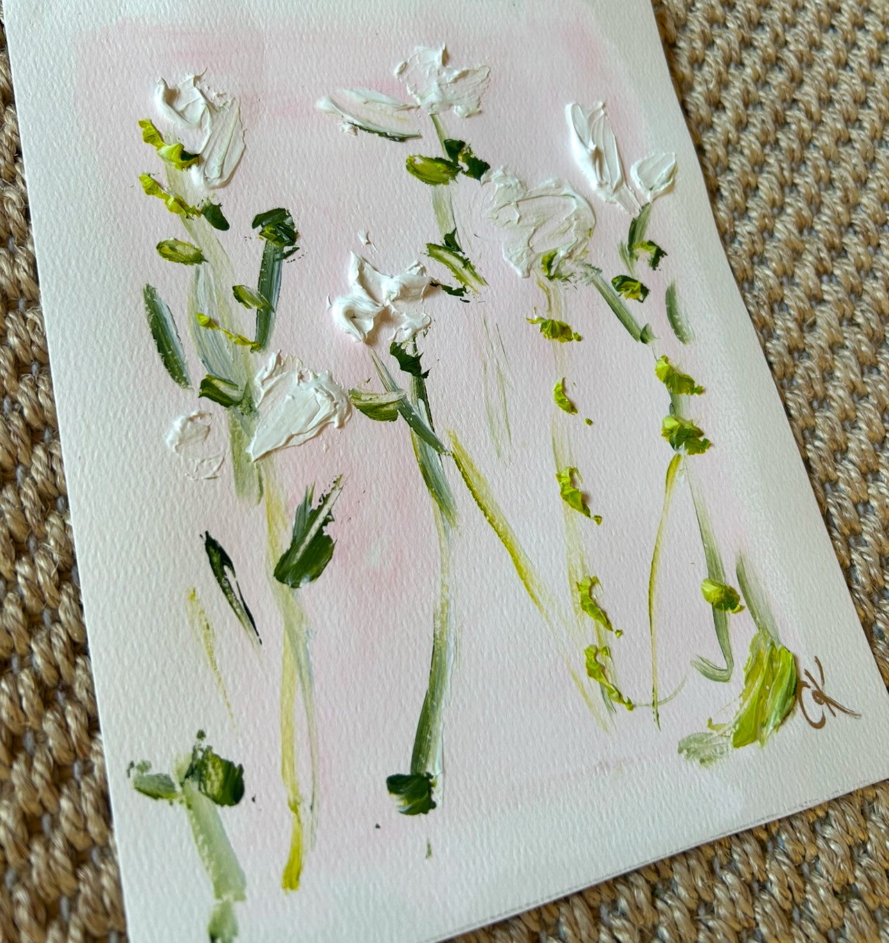 8x10 Abstract Botanical II