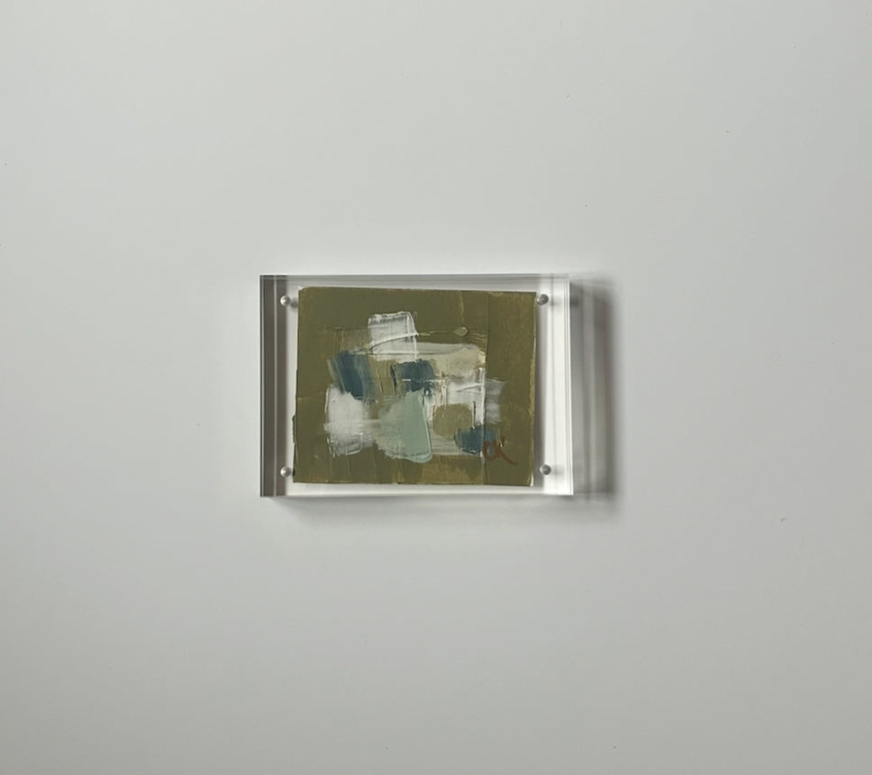 Petite in Acrylic Block XI