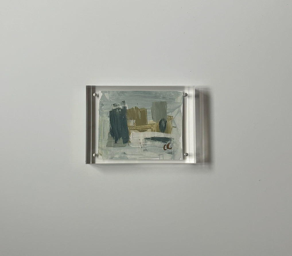 Petite in Acrylic Block XII