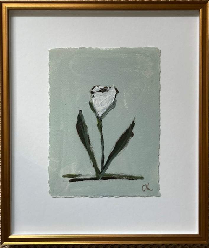 Framed Abstract Floral III