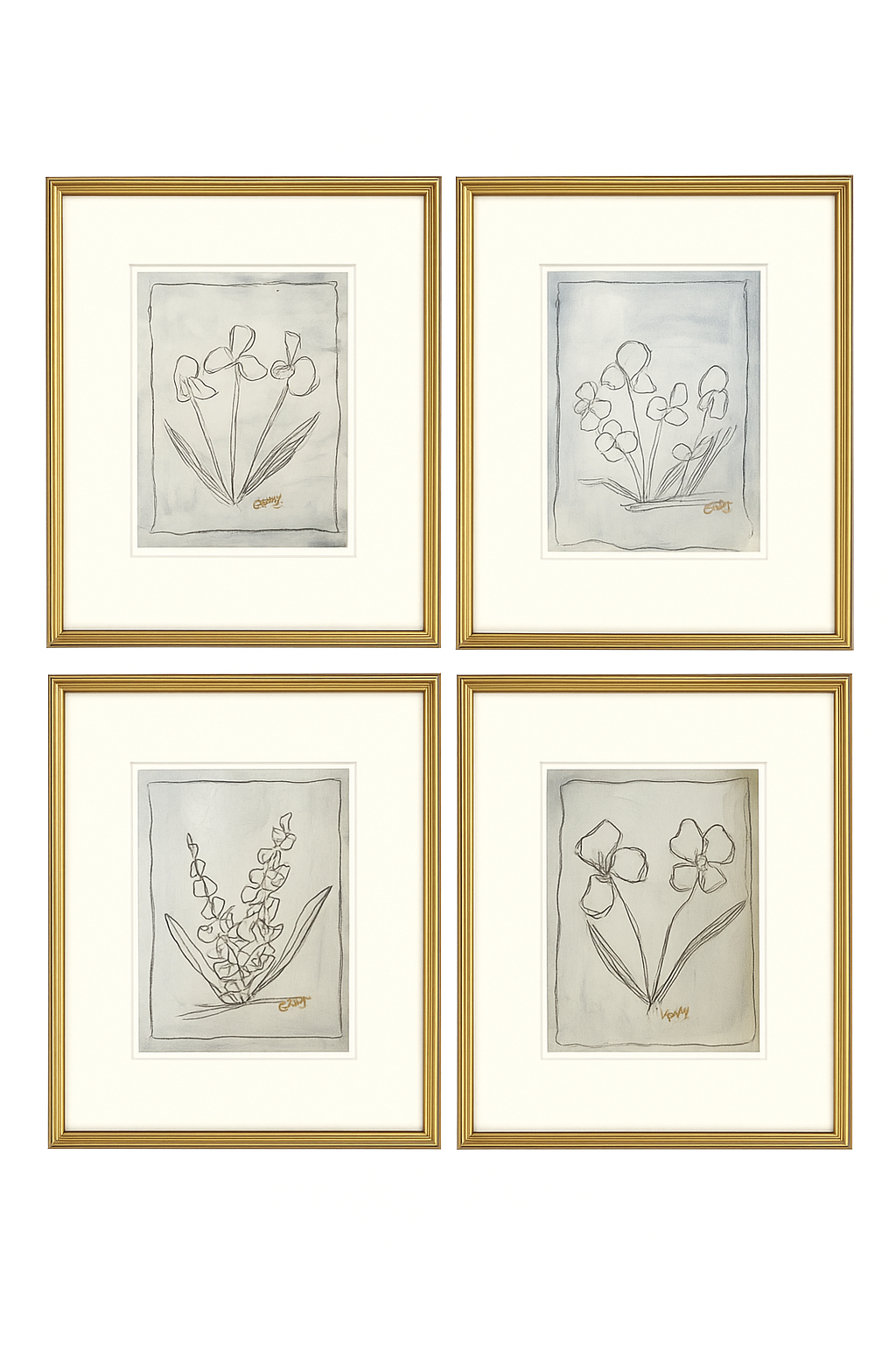 Abstract Floral in Chocolate III