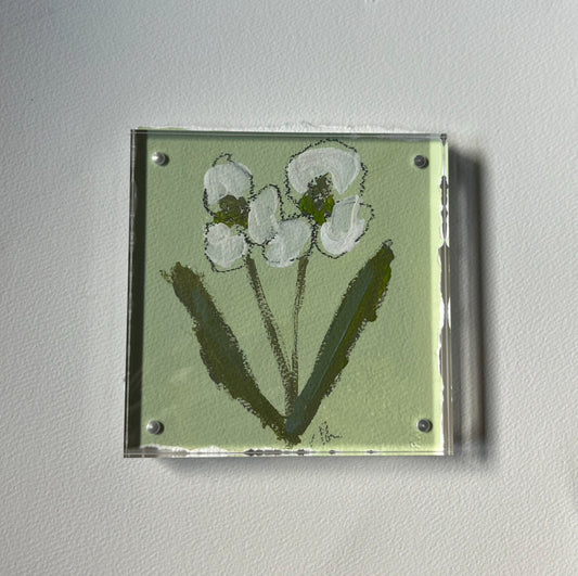 Acrylic Block Floral II