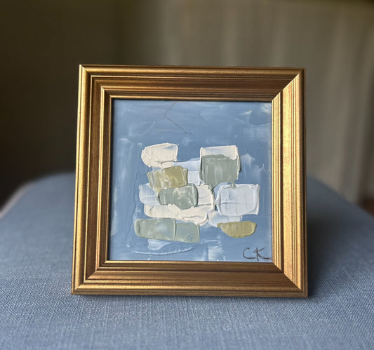 Framed Petite Pretty French Blue I