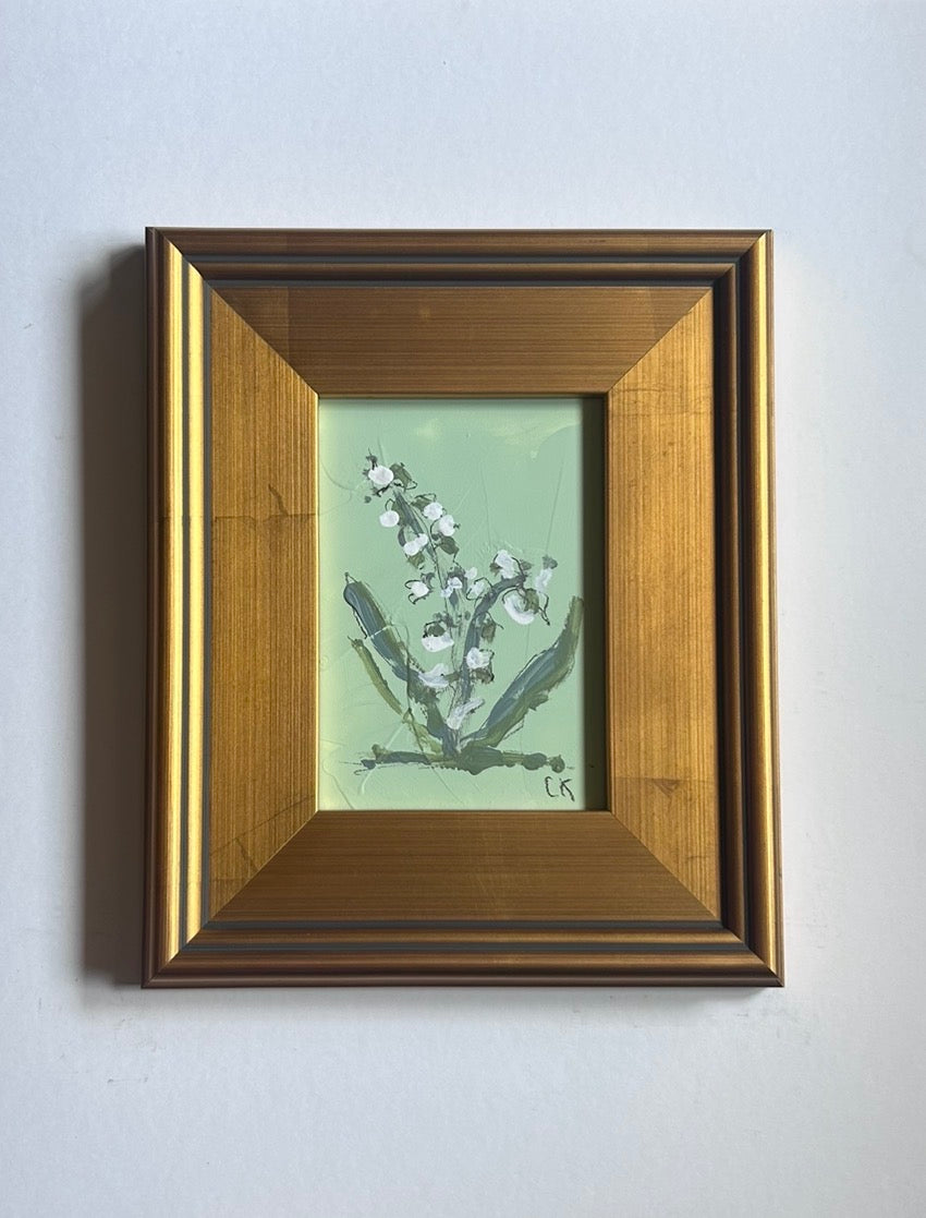 Mae Davis Garden Petite in Gold Frame Sage I