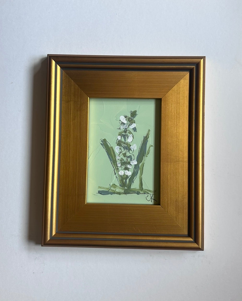 Mae Davis Garden Petite in Gold Frame Sage III