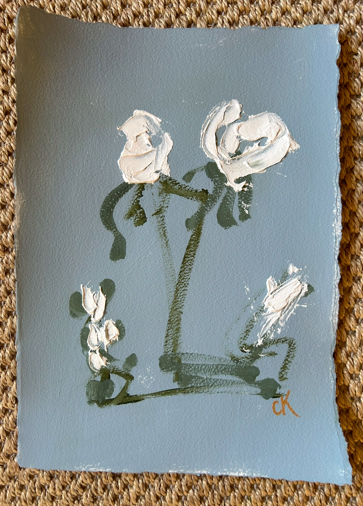 9x12 Abstract Botanical