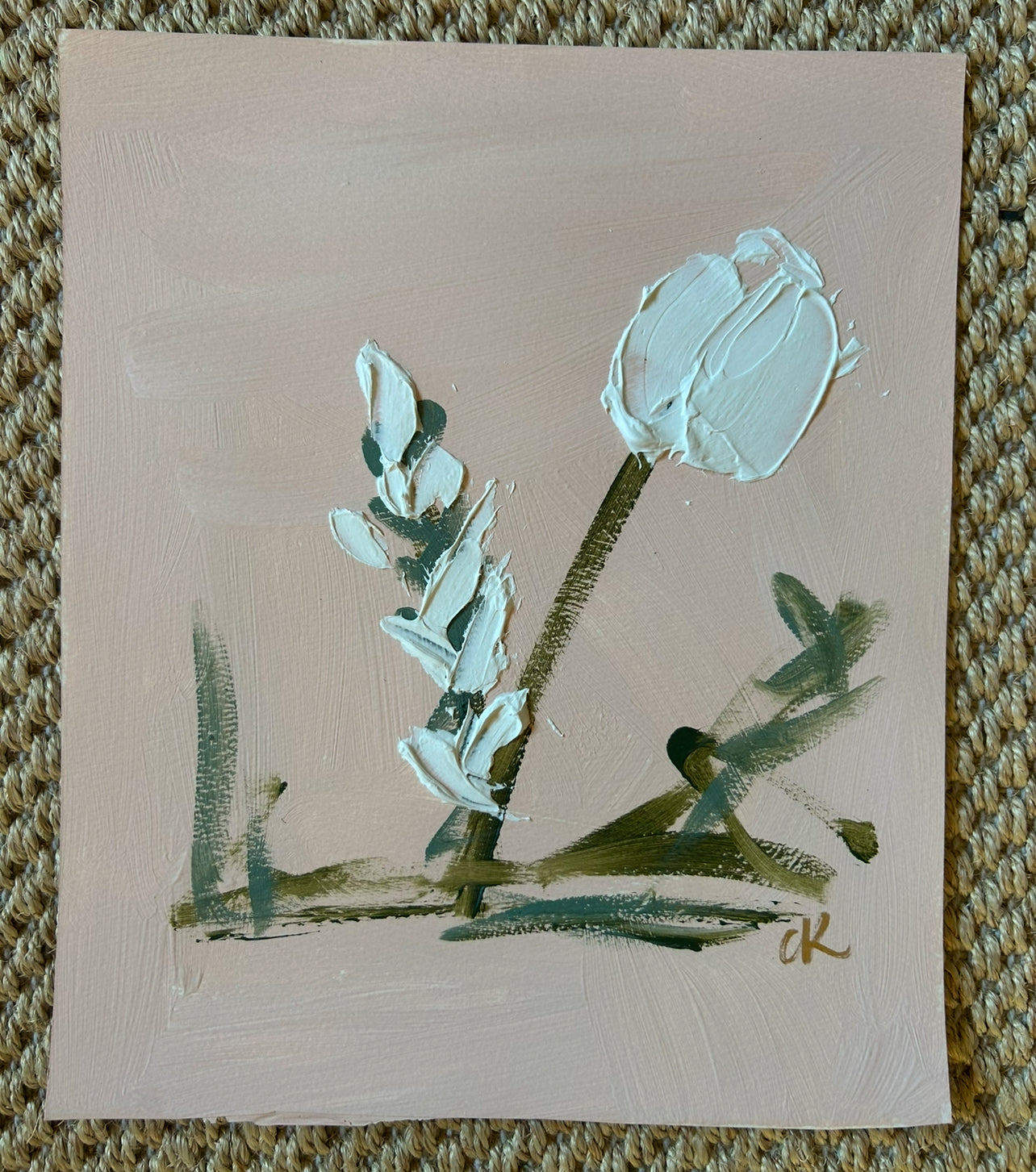 9x12 Abstract Botanical III