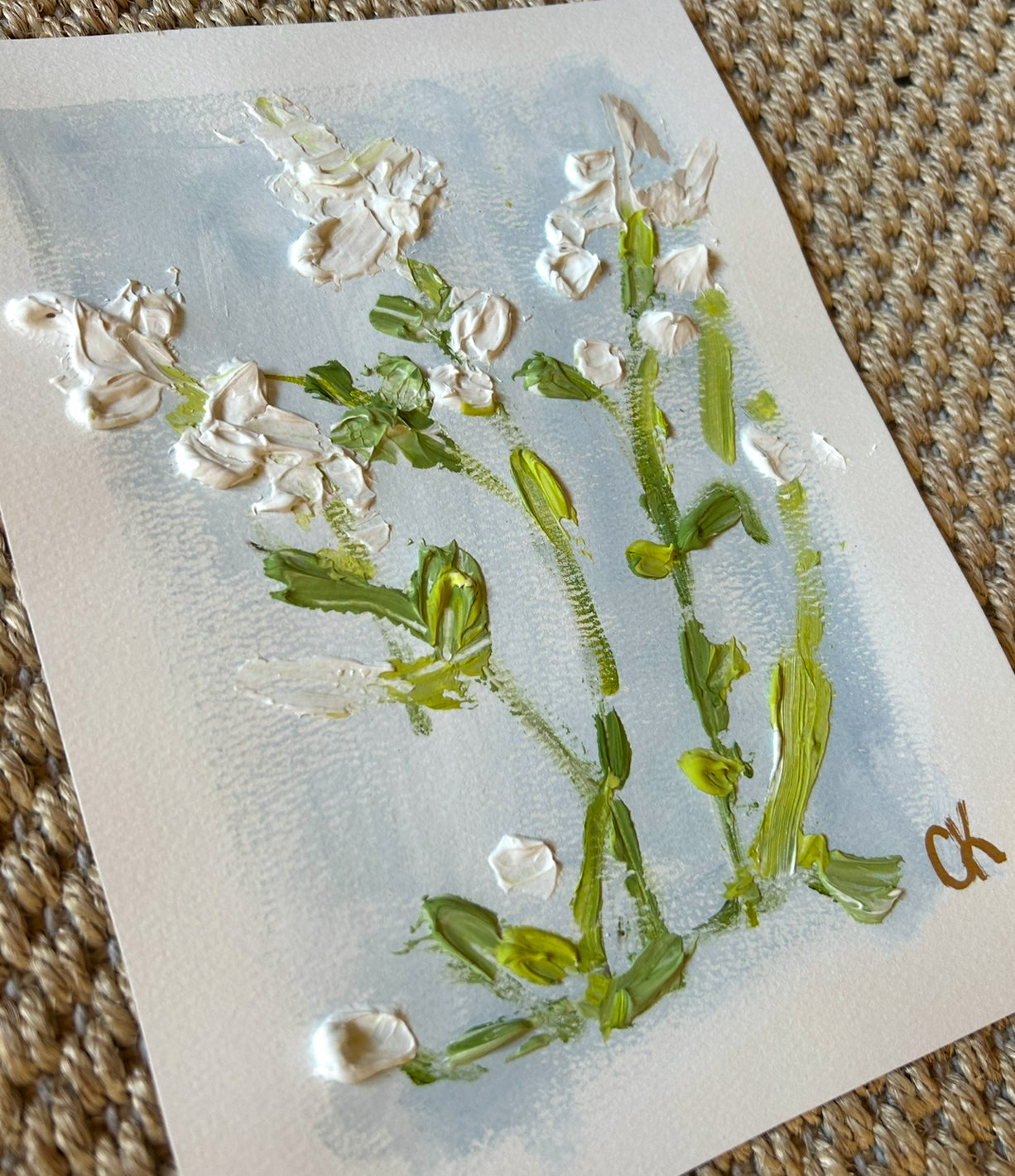 8x10 Abstract Botanical
