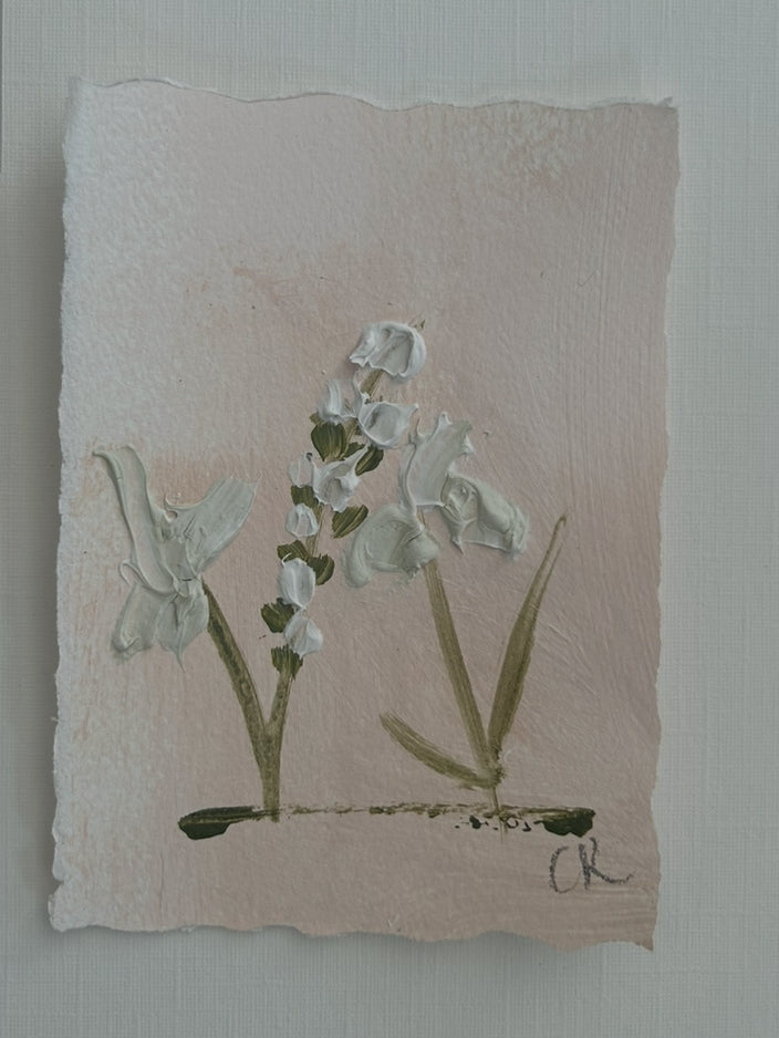 Mini Abstract Floral Blush III