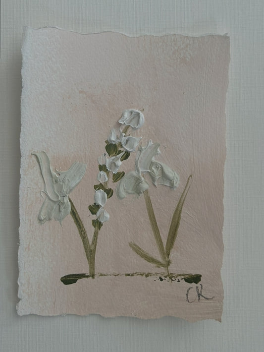 Mini Abstract Floral Blush III
