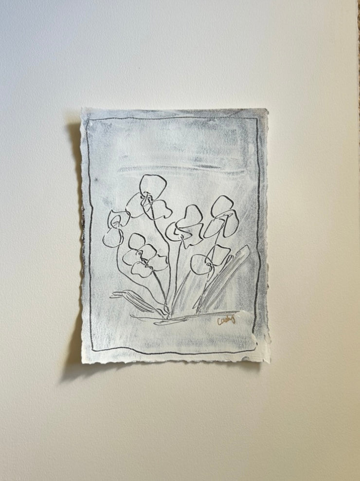 Abstract Floral in Chocolate III
