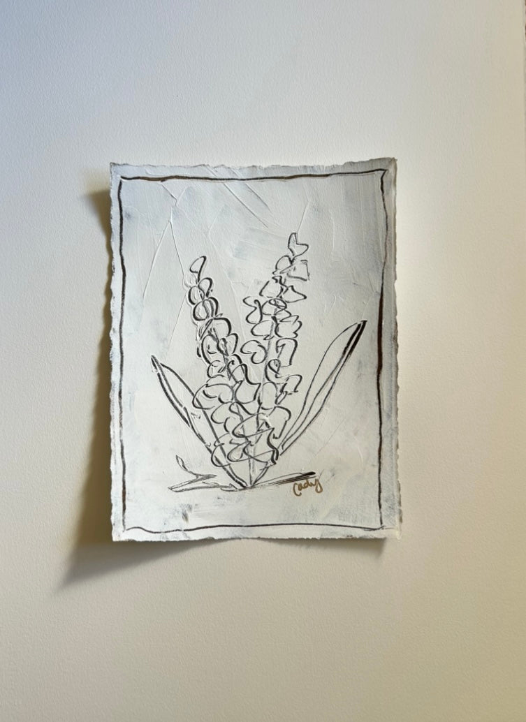 Abstract Floral in Chocolate II