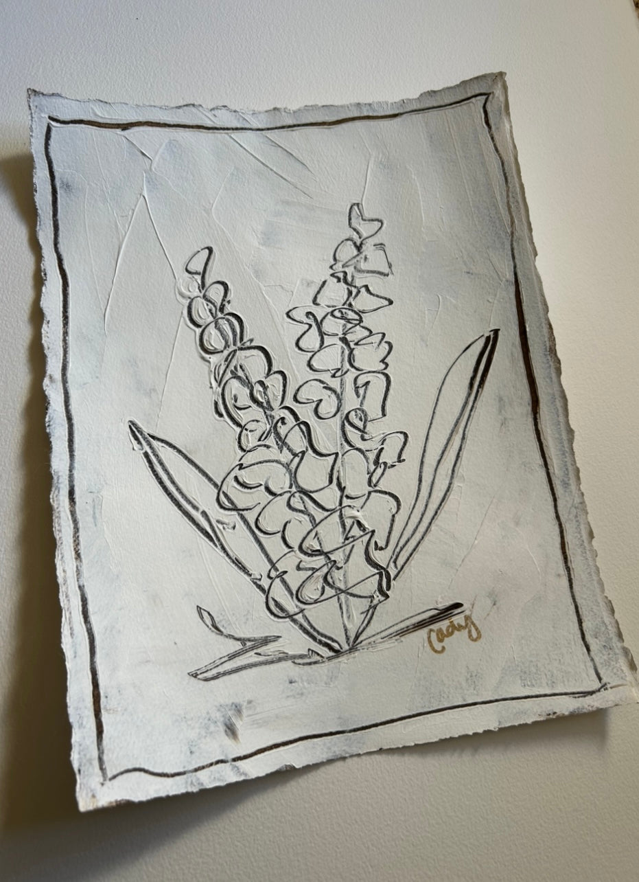 Abstract Floral in Chocolate II
