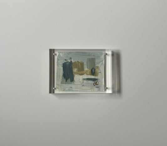 Petite in Acrylic Block XII