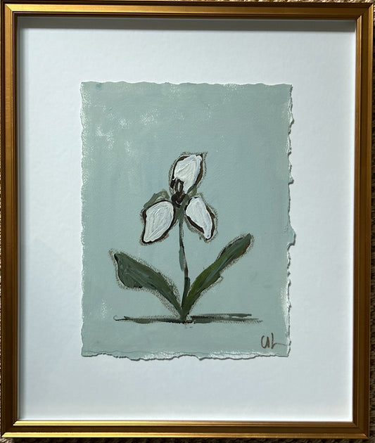 Framed Abstract Floral I